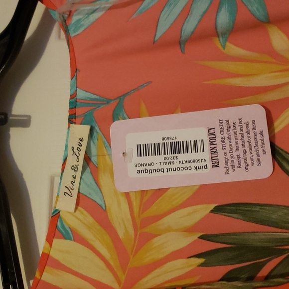 NWT Tropical Kimono Top - Picture 4 of 5
